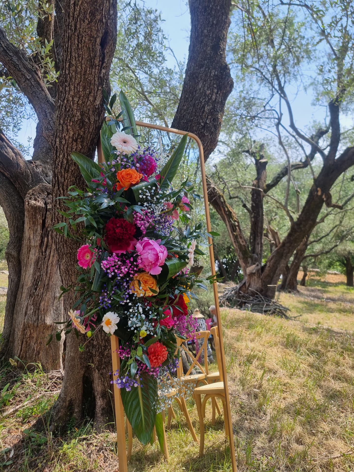 Réalisation florale de mariage par Petits Bonheurs Événementiel