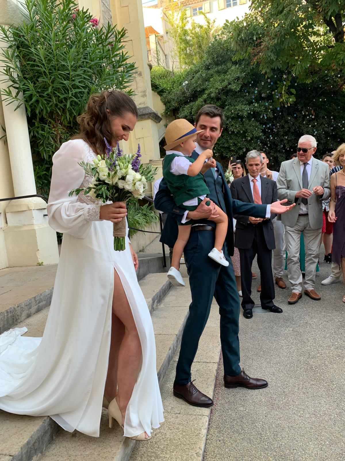 Réalisation florale de mariage par Petits Bonheurs Événementiel