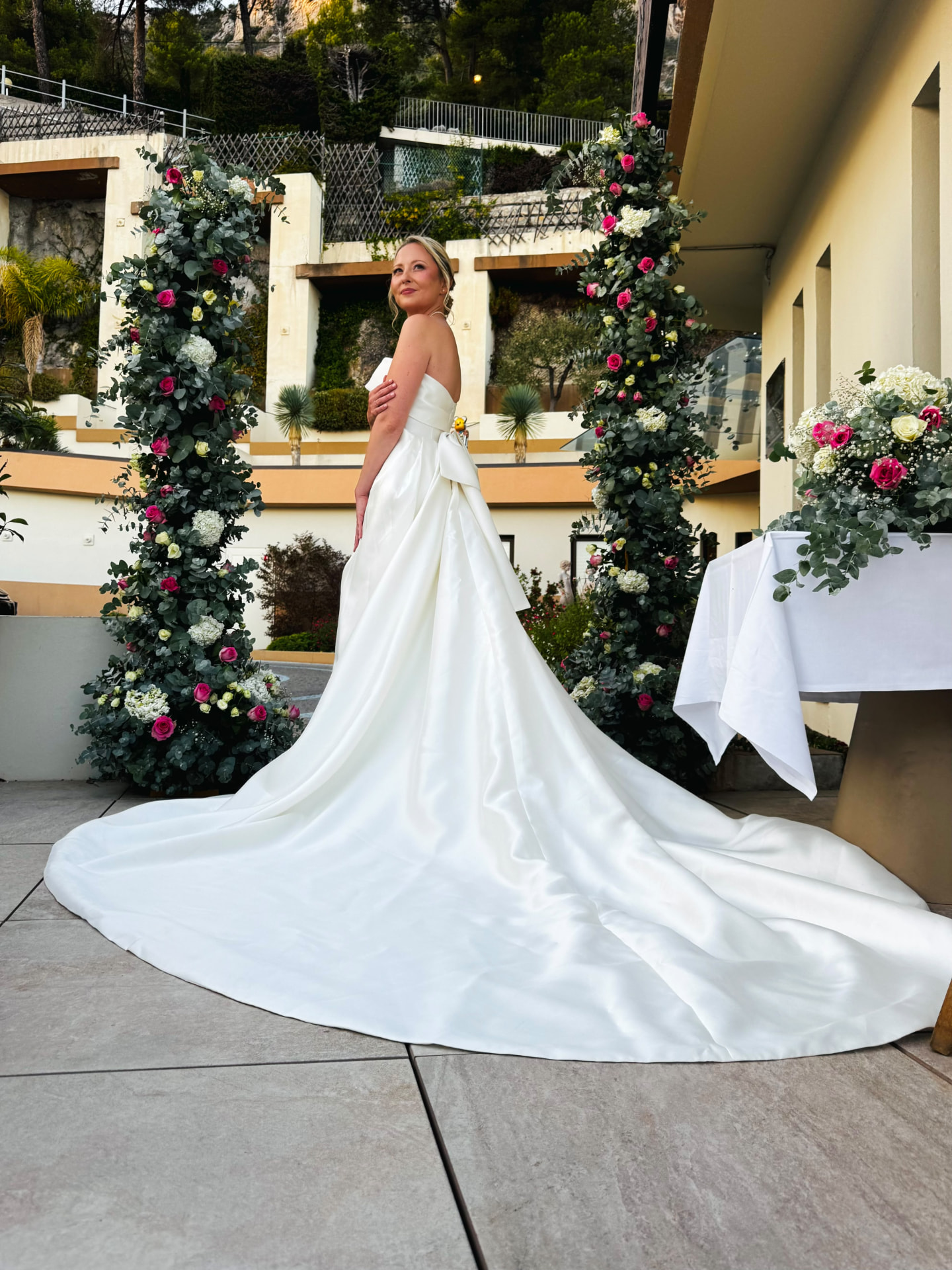 Réalisation florale de mariage par Petits Bonheurs Événementiel